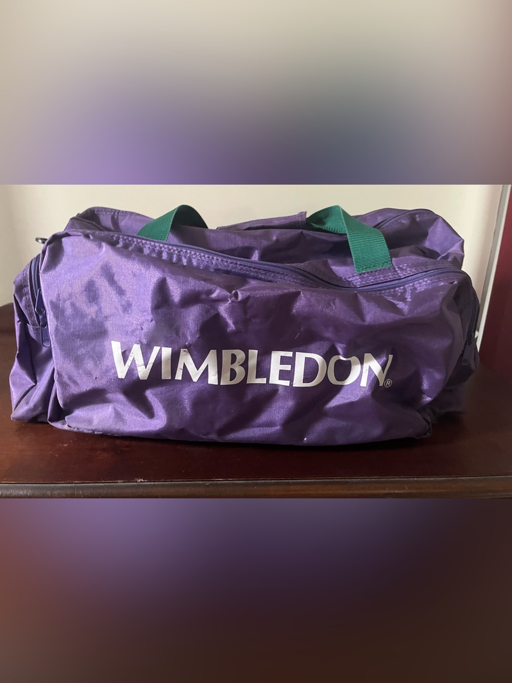 Vintage 90’s Wimbledon Tennis Duffel